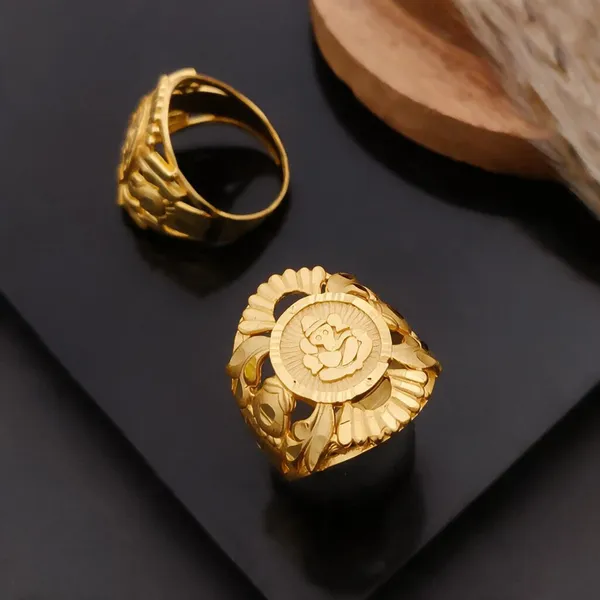 Gold__Floral_Statement_Ring_For_Unisex