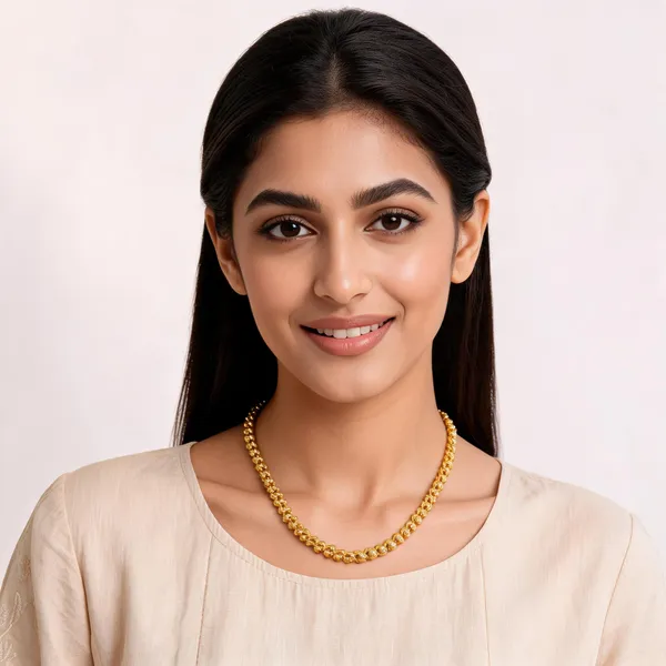 Gold_Alloy_Beaded_Chain_Necklace_For_Women