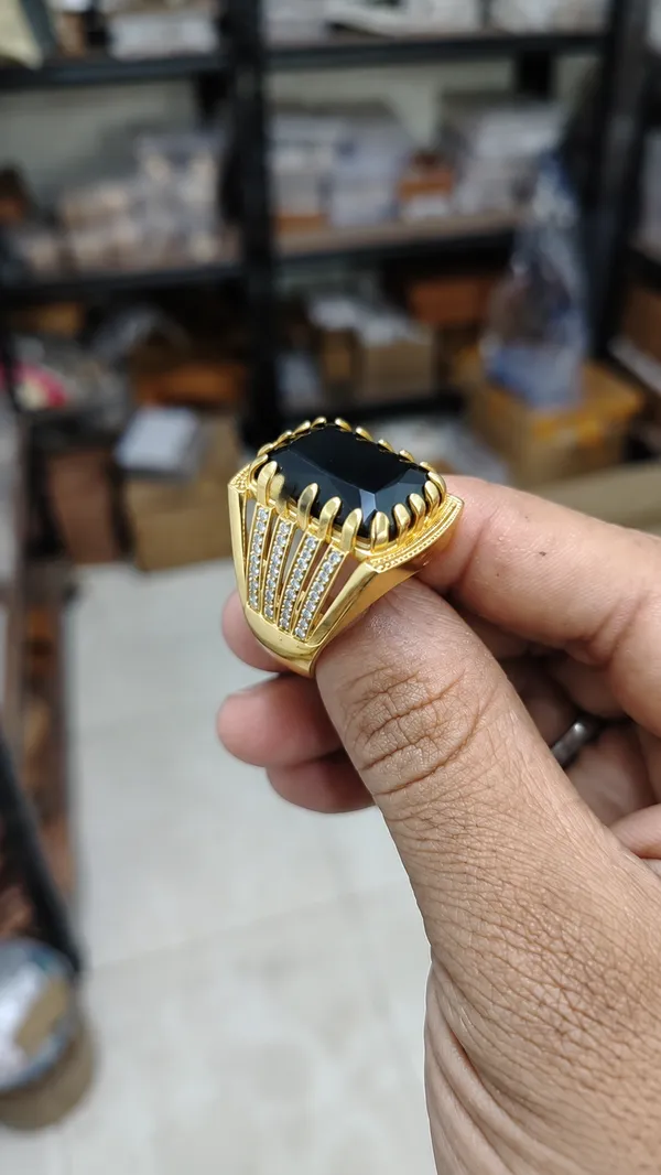 Gold_Tone_Gemstone_Ring_for_Men