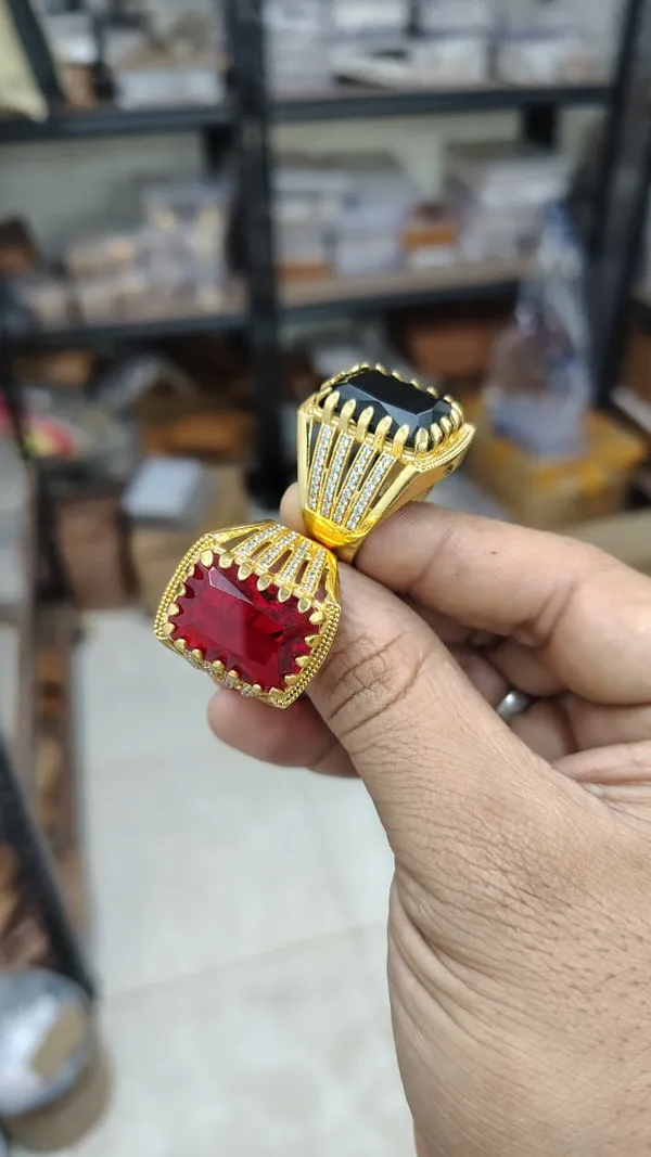 Gold_Tone_Gemstone_Rings_for_Men