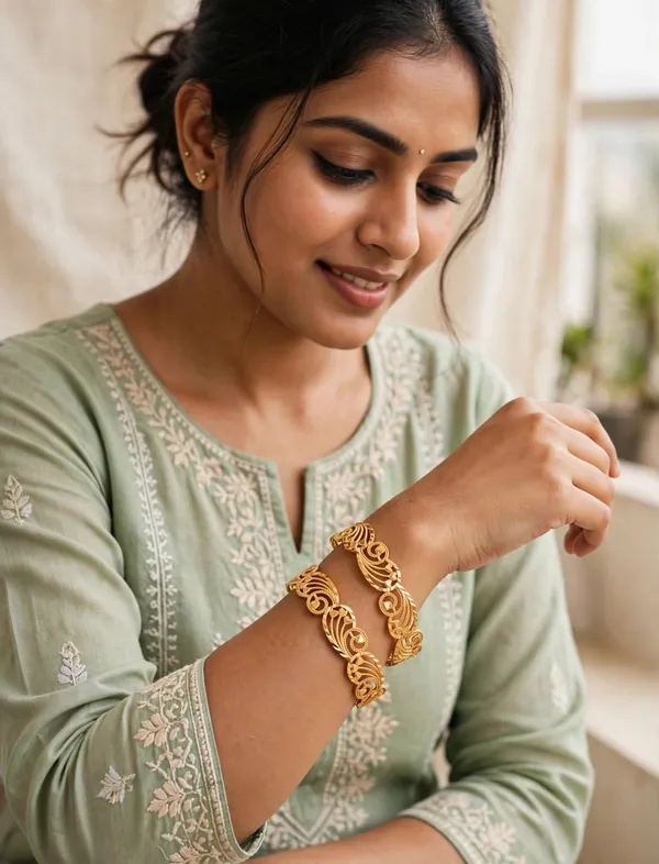 Gold_Plated_Bangle_For_Women_Pair_Of_2