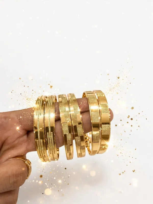 Gold_Plated_Bangle_Set_For_Women