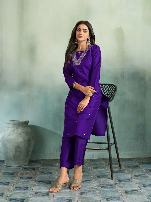 Purple_Cotton_Silk_Straight_Kurta_Set_With_Palazzo_And_Dupatta_For_Women