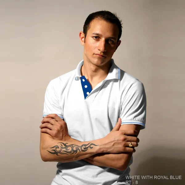 White_Royal_Blue_Polo_T-Shirt_for_Men