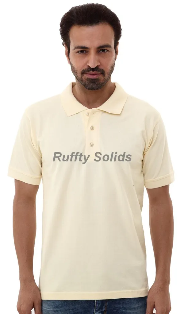 Cream_Solid_Polo_T-Shirt_for_Men