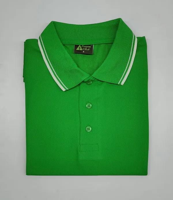 Green_Knit_Polo_T-Shirt_for_Men