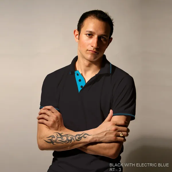 Black_Electric_Blue_Polo_T-Shirt_for_Men