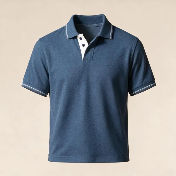 Blue_Cotton_Casual_Fit_Polo_T-Shirt_For_Men