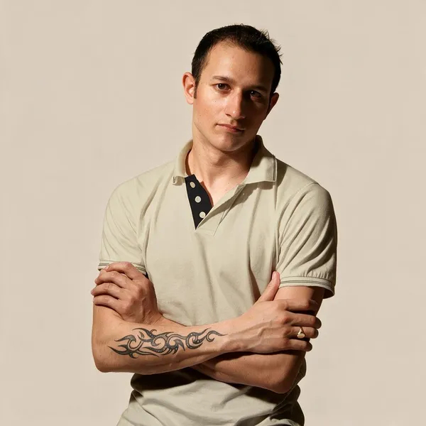 Beige_Cotton_Regular_Fit_Polo_T-Shirt_For_Men