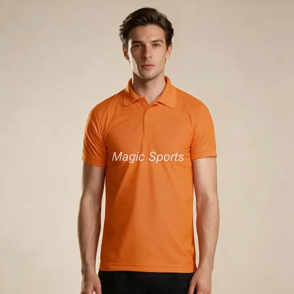 Orange_Cotton_Regular_Fit_Polo_T-Shirt_For_Men