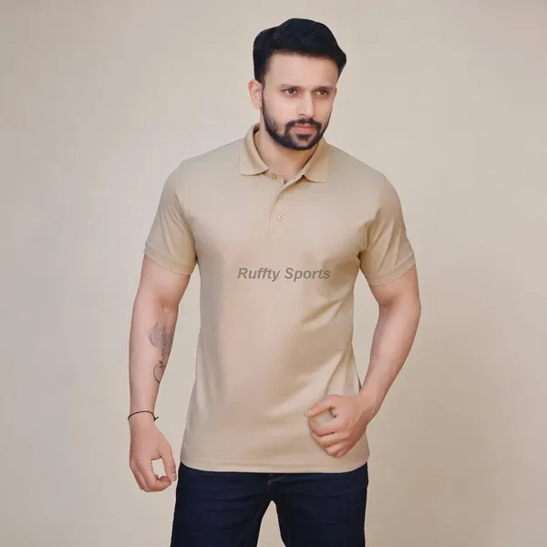 Beige_Cotton_Regular_Fit_Polo_T-Shirt_For_Men