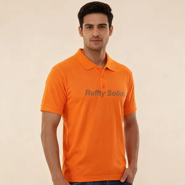 Orange_Cotton_Regular_Fit_Polo_T-Shirt_For_Men