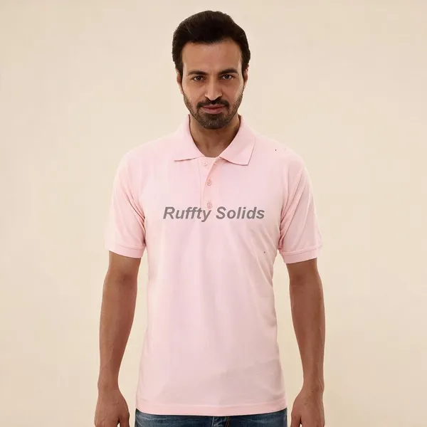 Pink_Cotton_Regular_Fit_Polo_T-Shirt_For_Men