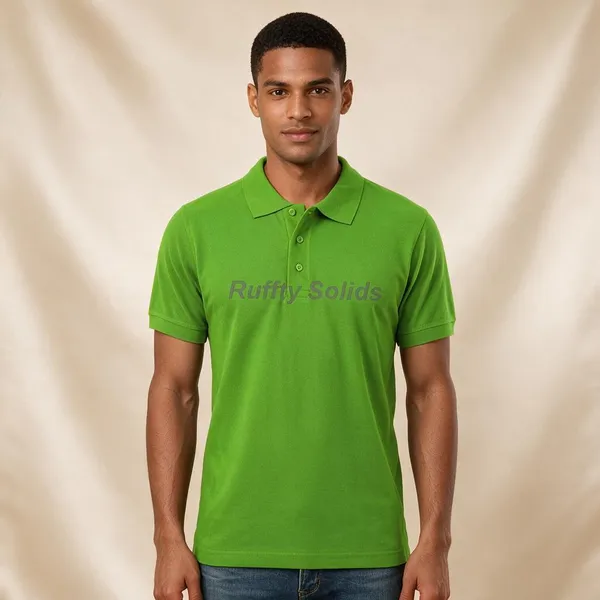 Green_Cotton_Regular_Fit_Polo_T-Shirt_For_Men