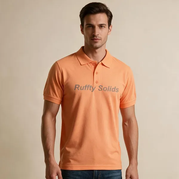 Orange_Cotton_Regular_Fit_Polo_T-Shirt_For_Men