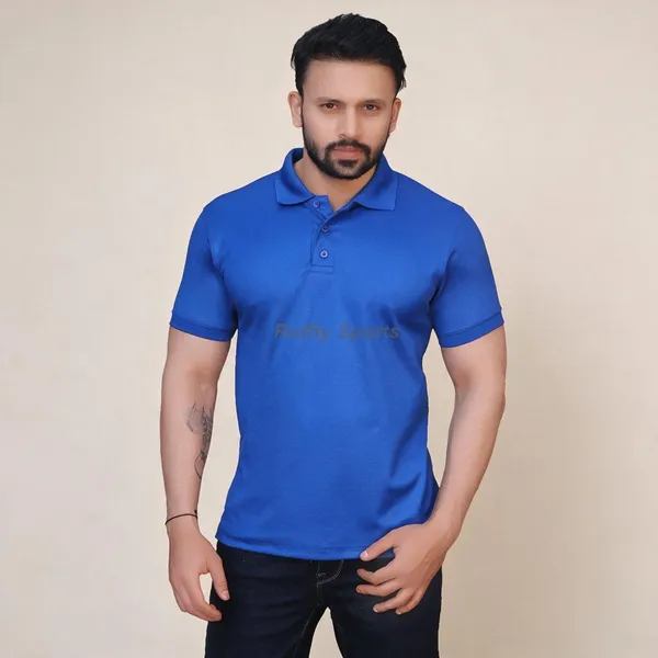 Blue_Cotton_Regular_Fit_Polo_T-Shirt_For_Men