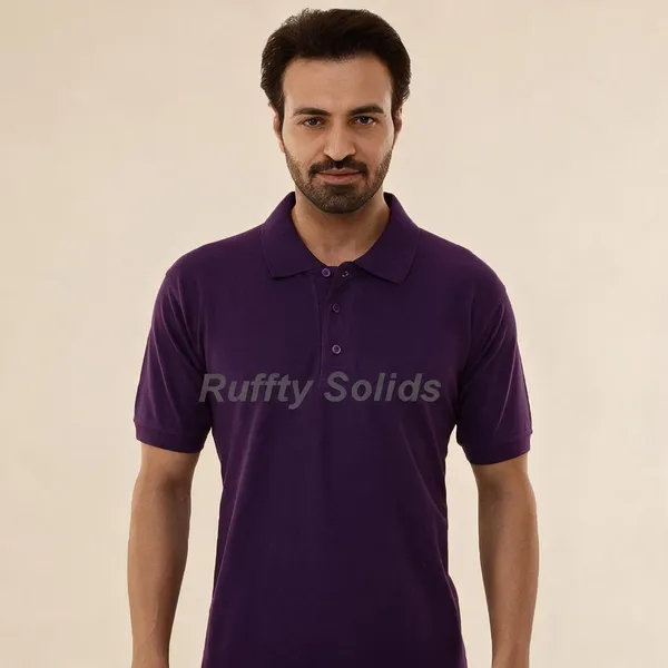 Purple_Cotton_Regular_Fit_Polo_T-Shirt_For_Men