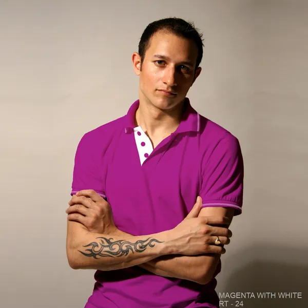 Magenta_Polo_T-Shirt_for_Men