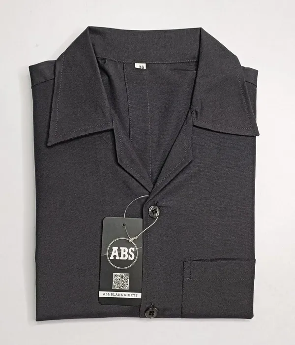 Black_Short_Sleeve_Casual_Shirt_for_Men