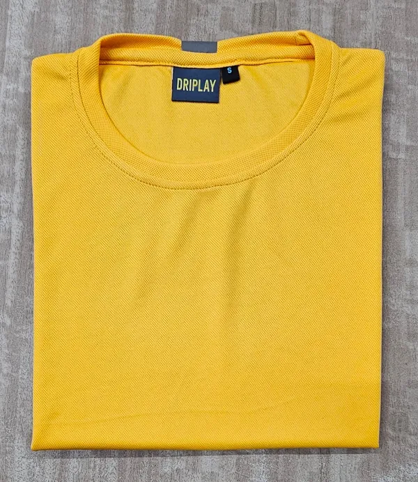 Yellow_Textured_Regular_Fit_T-Shirt_for_Men