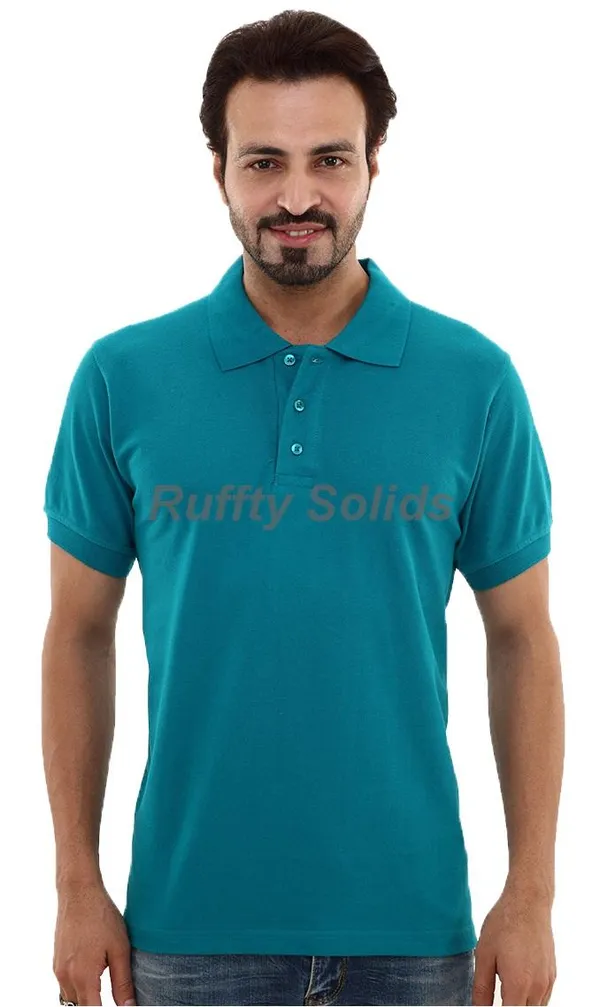 Teal_Regular_Fit_Polo_T-Shirt_for_Men