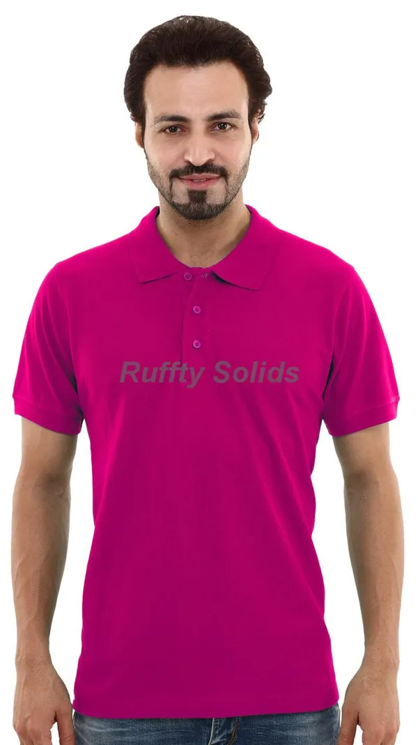 Pink_Regular_Fit_Polo_T-Shirt_for_Men