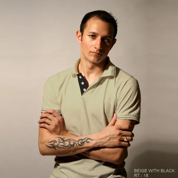 Beige_Polo_T-Shirt_for_Men