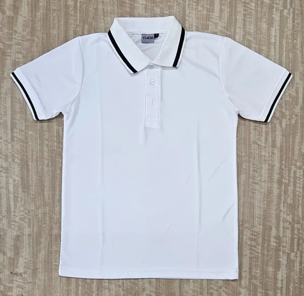 White_Knit_Regular_Fit_Polo_T-Shirt_for_Men