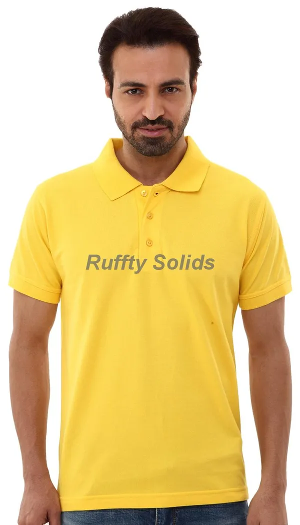 Yellow_Regular_Fit_Polo_T-Shirt_for_Men