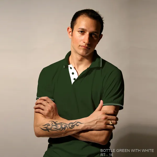 Bottle_Green_Polo_T-Shirt_for_Men