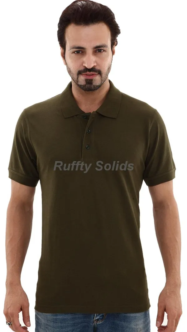 Olive_Regular_Fit_Polo_T-Shirt_for_Men