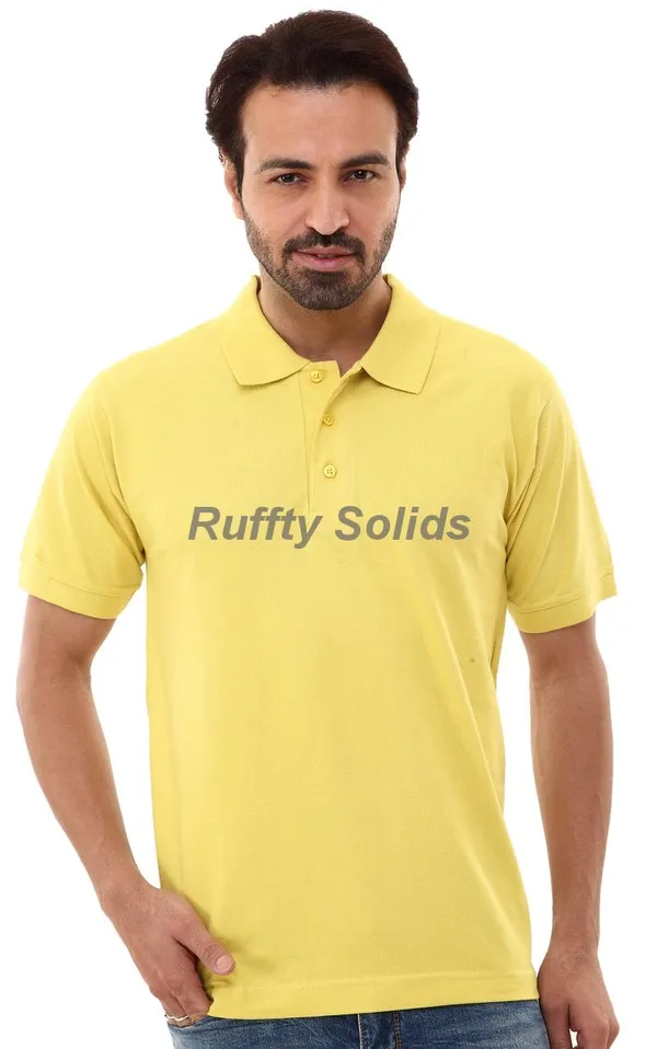 Yellow_Solid_Polo_T-Shirt_for_Men