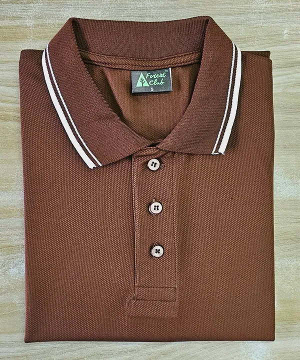 Brown_Textured_Regular_Fit_Polo_T-Shirt_for_Men