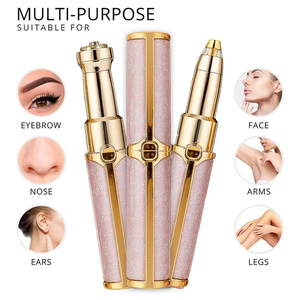 Eyebrow_Trimmer_For_Woman_All_In_One_2_In_1_Epilator_Face_Chin_Trimmer_For_Woman_Facial_Hair_Remover_For_Face_Nose_Travel_Friendly_Rechargeable_Pink