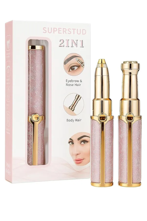 Eyebrow_Trimmer_For_Woman_All_In_One_2_In_1_Epilator_Face_Chin_Trimmer_For_Woman_Facial_Hair_Remover_For_Face_Nose_Travel_Friendly_Rechargeable_Pink