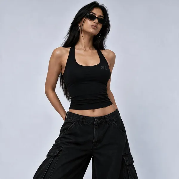 Black_Sleeveless_Fitted_Tank_Top_for_Women