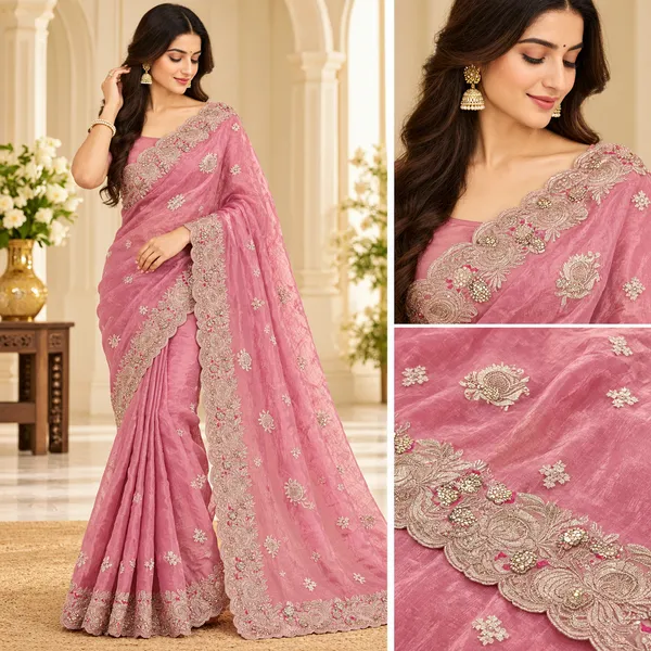 Pink_Zimmi_Zoo_Sheer_Gold_Embroidered_Saree_For_Women