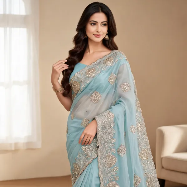 Blue_Net_Embroidered_Dupatta_For_Women