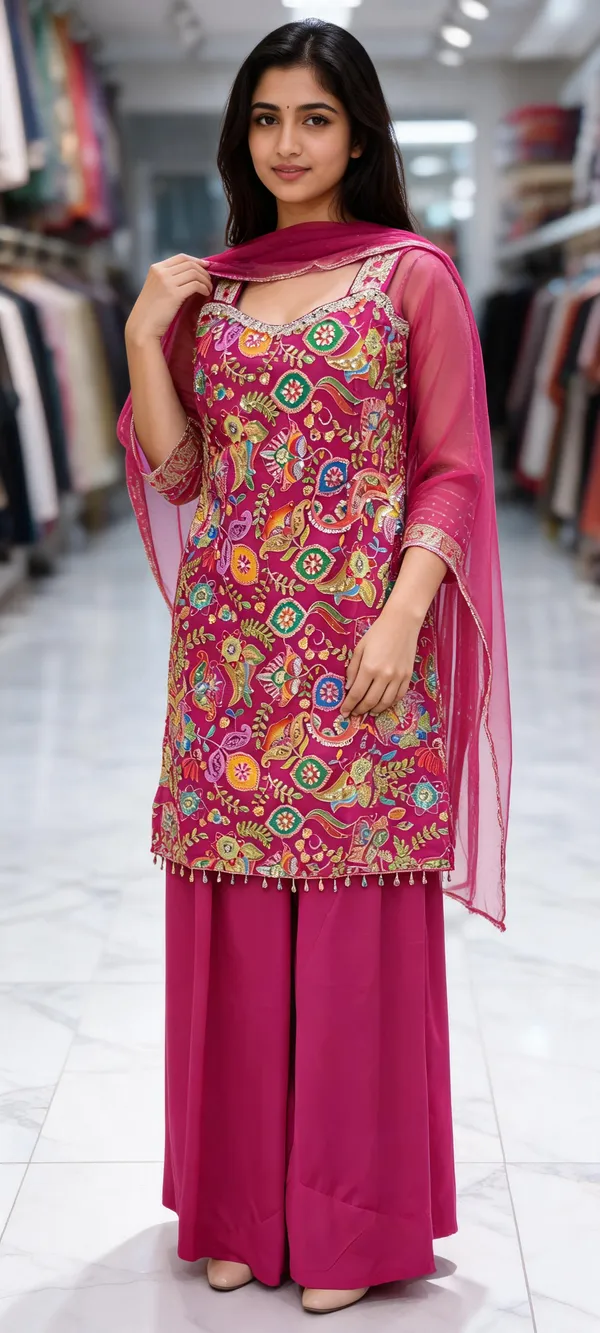 Pink_Banarsi_Embroidered_Kurta_Palazzo_Set_With_Dupatta_For_Women