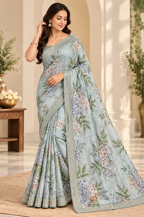 Blue_Fandy_Floral_Print_Saree_With_Blouse_Piece_For_Women