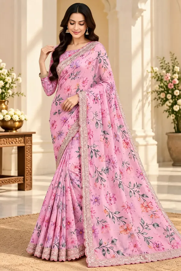 Pink_Net_Floral_Print_Embellished_Saree_For_Women