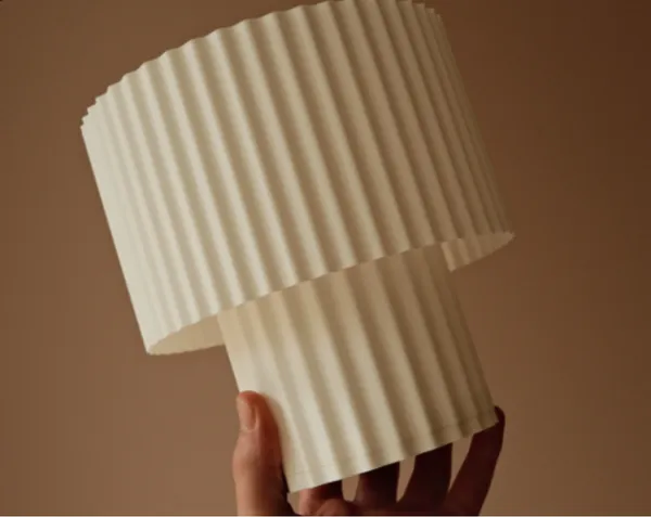 Cream_Modern_Pleated_Ribbed_Lampshade