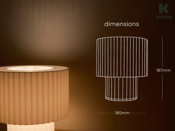 Cream_Modern_Pleated_Ribbed_Lampshade