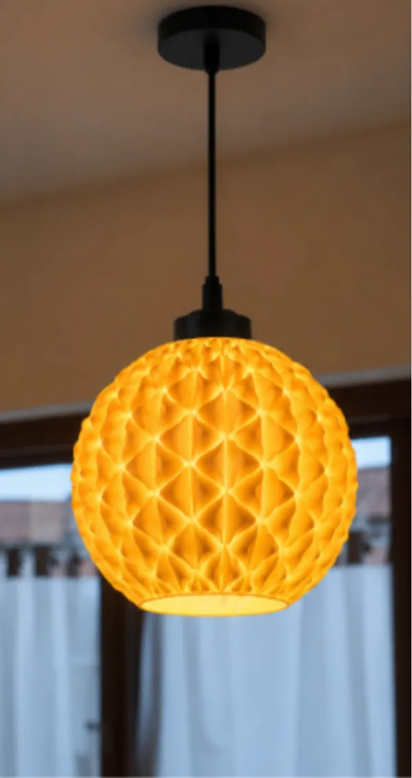 White_Modern_Textured_Globe_Pendant_Light