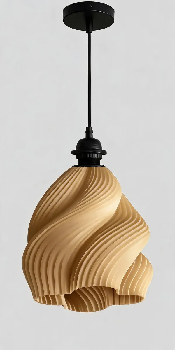 Wood_Modern_Wave_Pendant_Light
