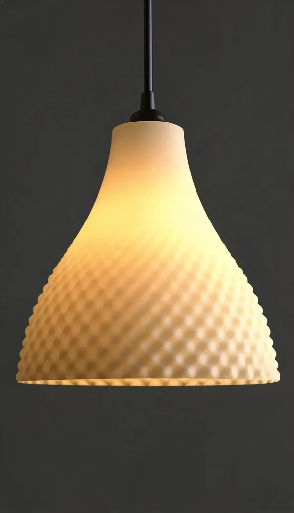 Textured_Pla_Modern_Pendant_Light