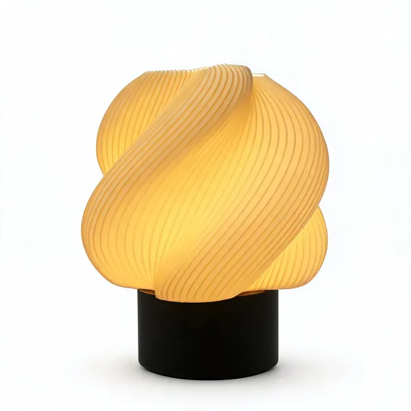 White_Modern_Ribbed_Textured_Table_Lamp