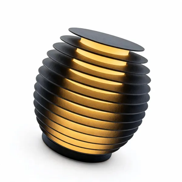 Black_Contemporary_Ribbed_Table_Lamp