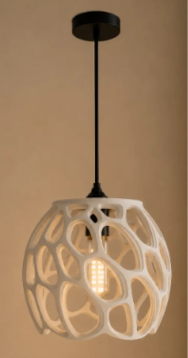 White_Modern_Abstract_Pendant_Light