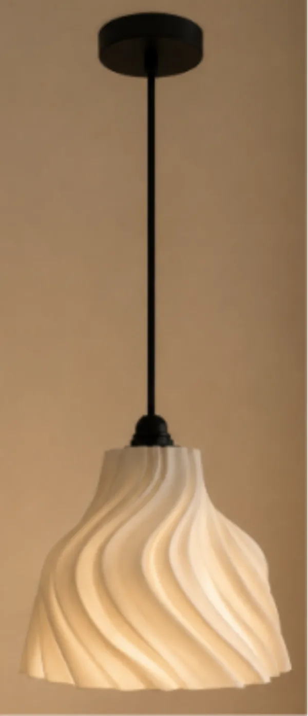 White_Modern_Spiral_Pendant_Light